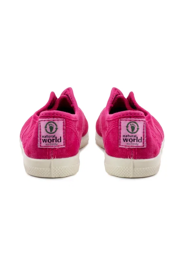 Слипоны World ingles slip ons Natural World, фуксия — фото 4
