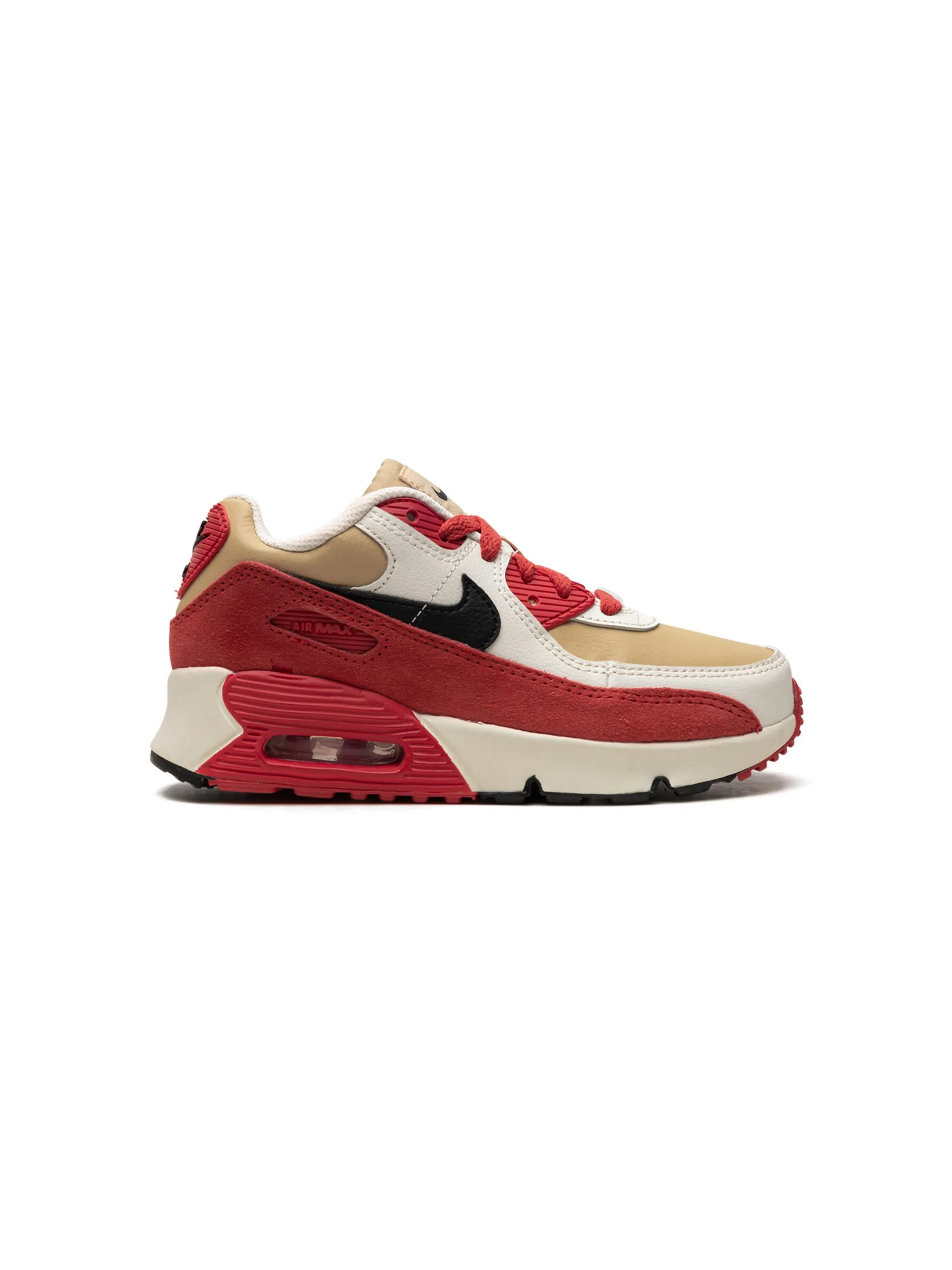 Кроссовки Air Max 90 Sesame Nike Kids, красный — фото 2