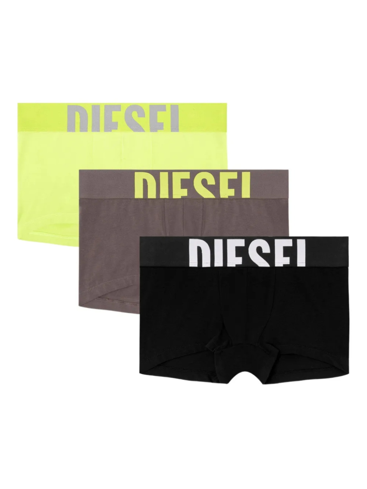 

Diesel комплект из трех боксеров Damien, желтый