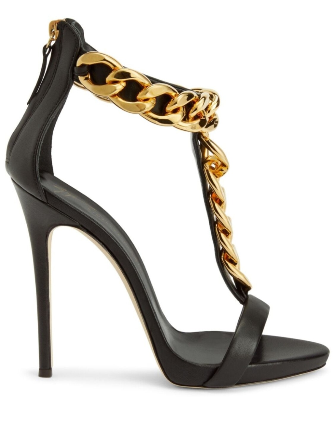 Giuseppe Zanotti босоножки Elsie с цепочками, черный