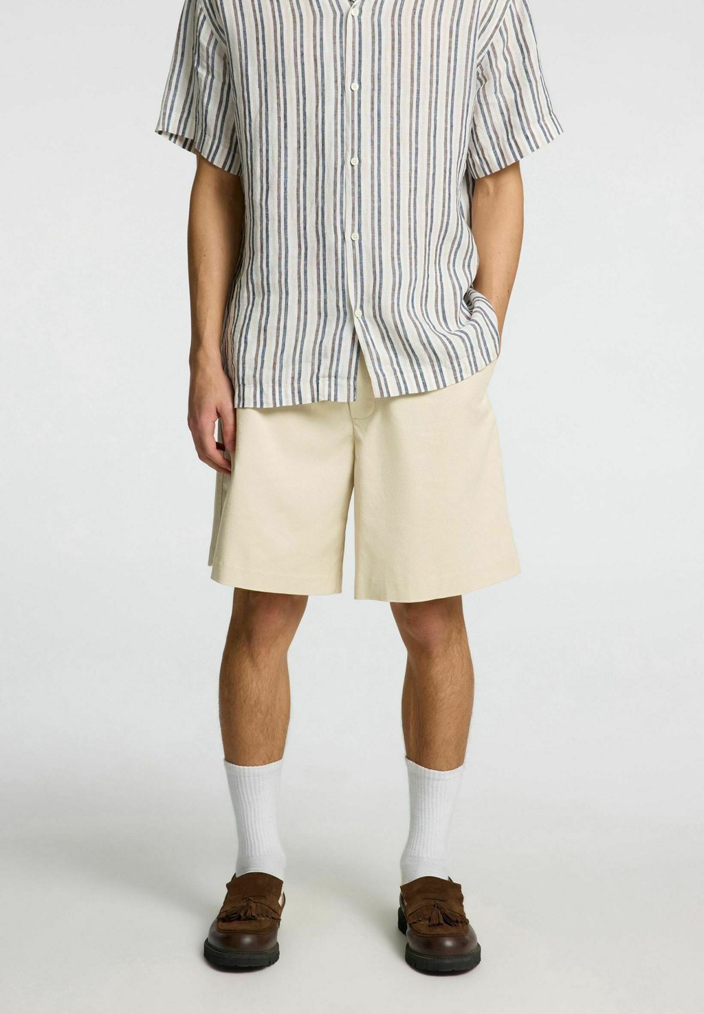 

Шорты Selected Homme, бежевый