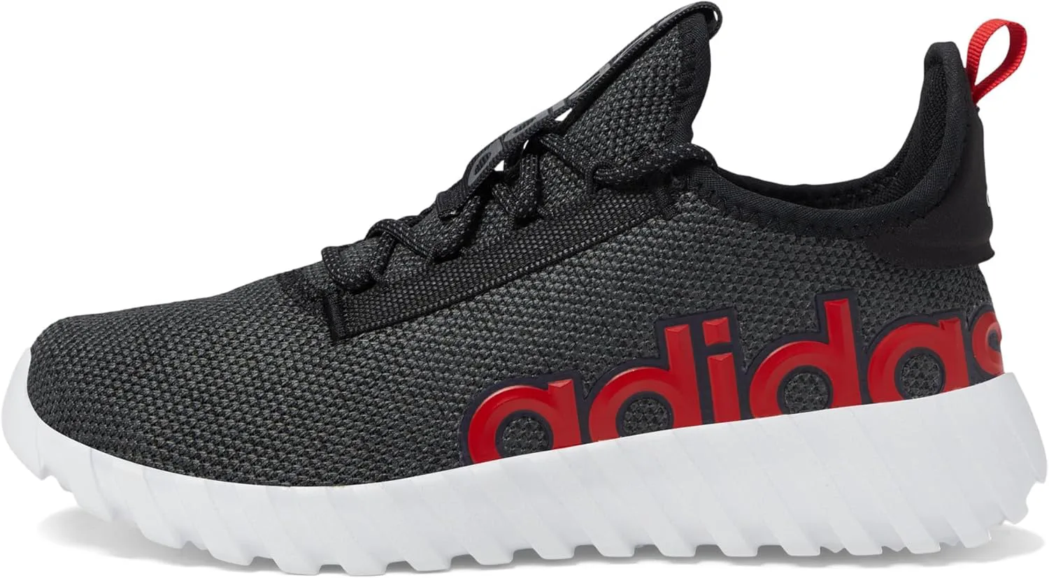 

Кроссовки Adidas Kids Boys Kaptir 3.0 на шнуровке для мальчиков, повседневные - черные, черно-белый