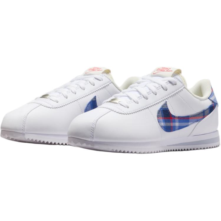 Износостойкие низкие кроссовки Cortez для детей и подростков Nike, белый — фото 3