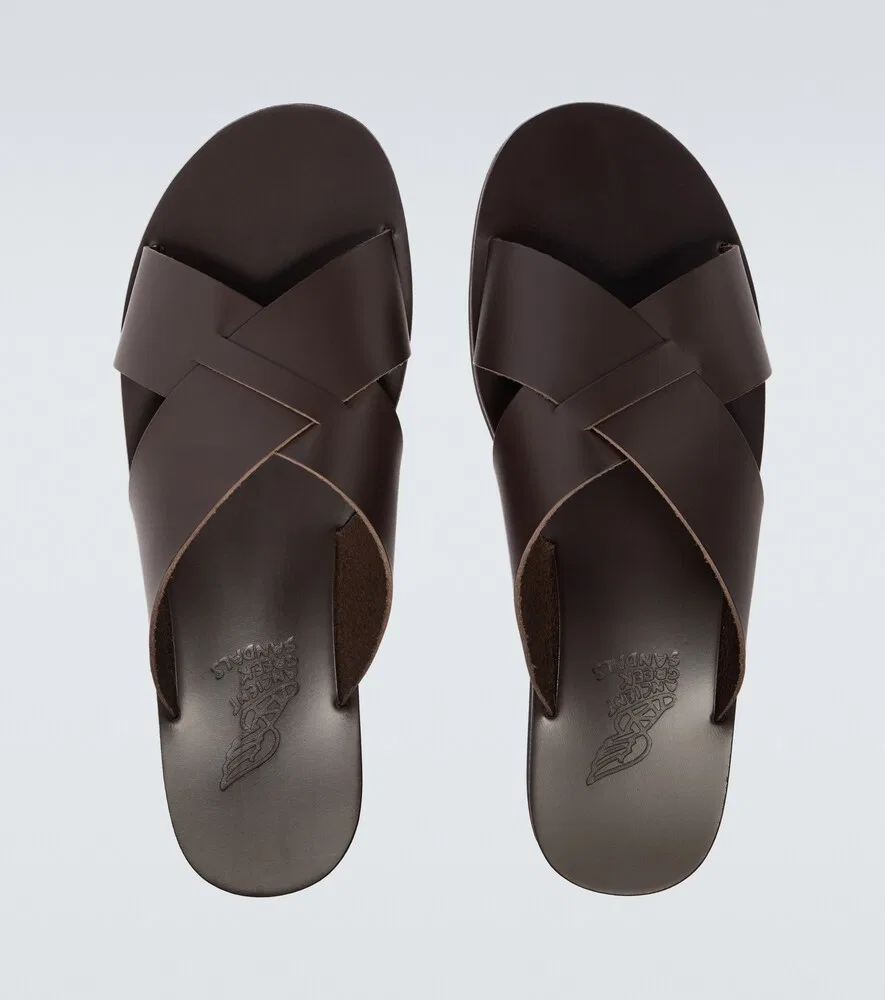 Кожаные сандалии Bios Ancient Greek Sandals, коричневый — фото 4