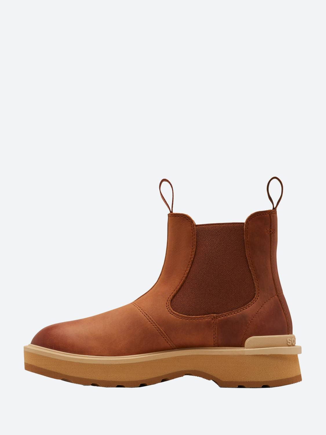 Женские ботинки челси Sorel Hi-Line из водонепроницаемой кожи, коричневый — фото 2