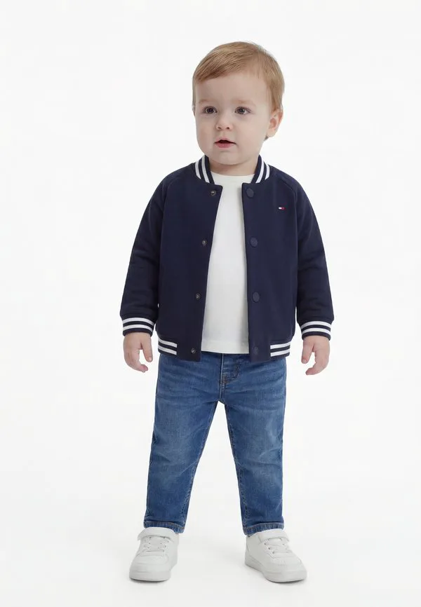 Куртка-Бомбер с вышитым логотипом на спине Tommy Hilfiger, Dark Night Navy