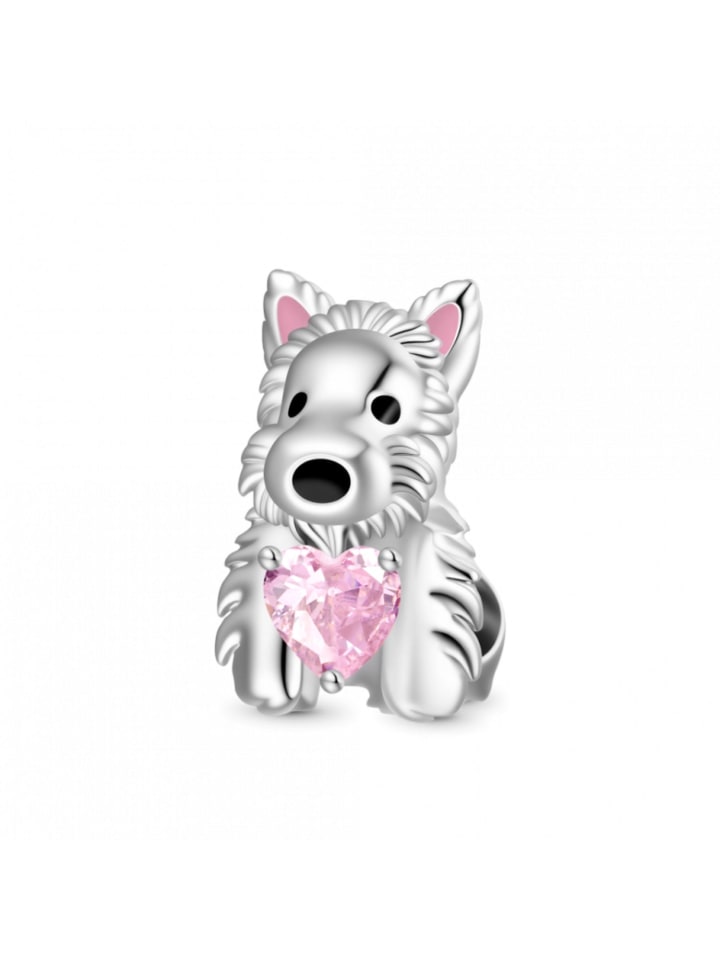 

GNOCE Подвеска в виде щенка из стерлингового серебра с цирконием