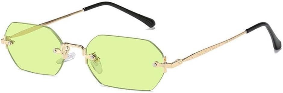 

Безободковые металлические солнцезащитные очки с градиентной окраской для женщин и мужчин, для путешествий, занятий спортом на открытом воздухе, бега и езды Generic, Green