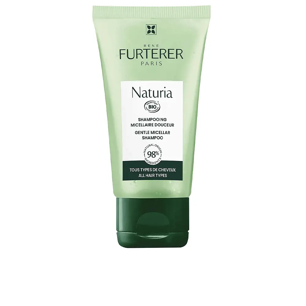 

Шампунь Naturia champú micelar ultra suave sin sulfatos Rene Furterer, 50 мл.