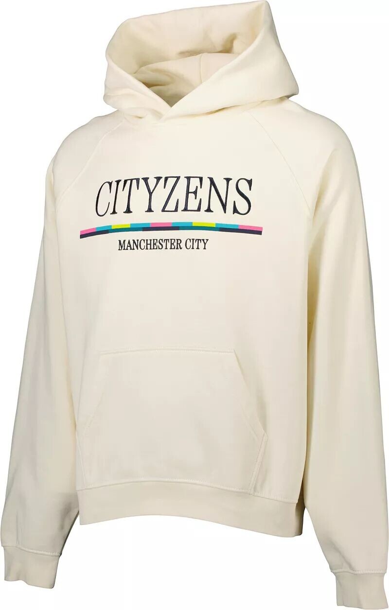

Белый пуловер с капюшоном с надписью Sport Design Sweden Manchester City