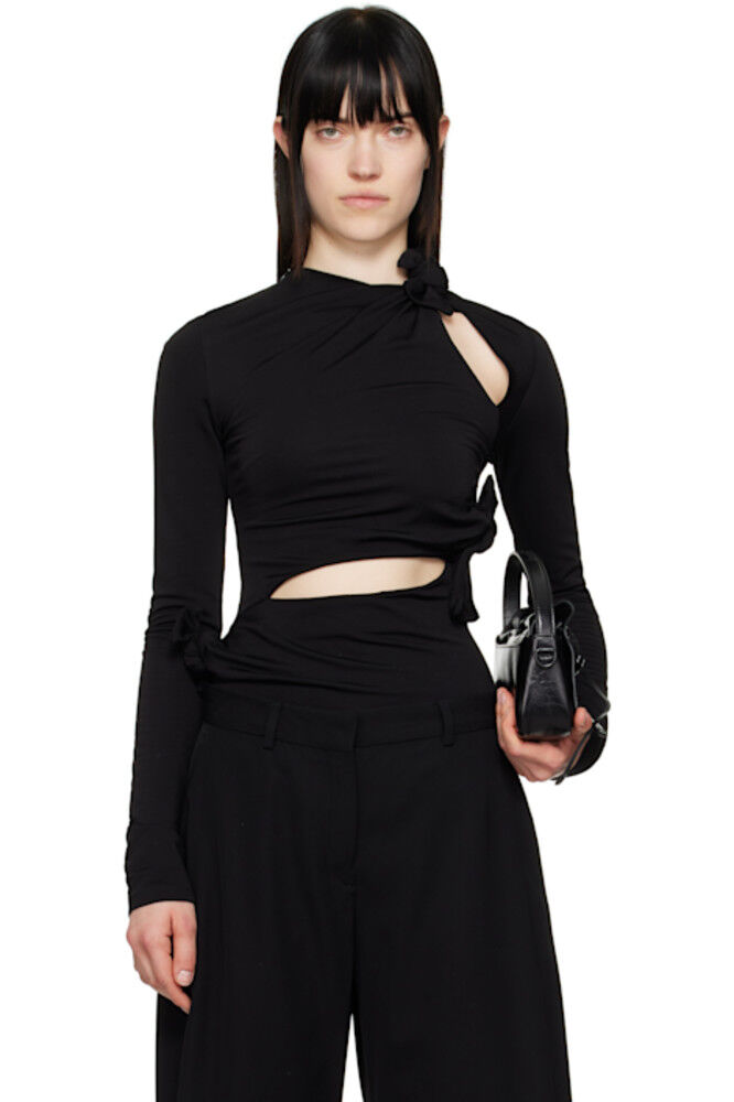 

Черный узел Топ Acne Studios