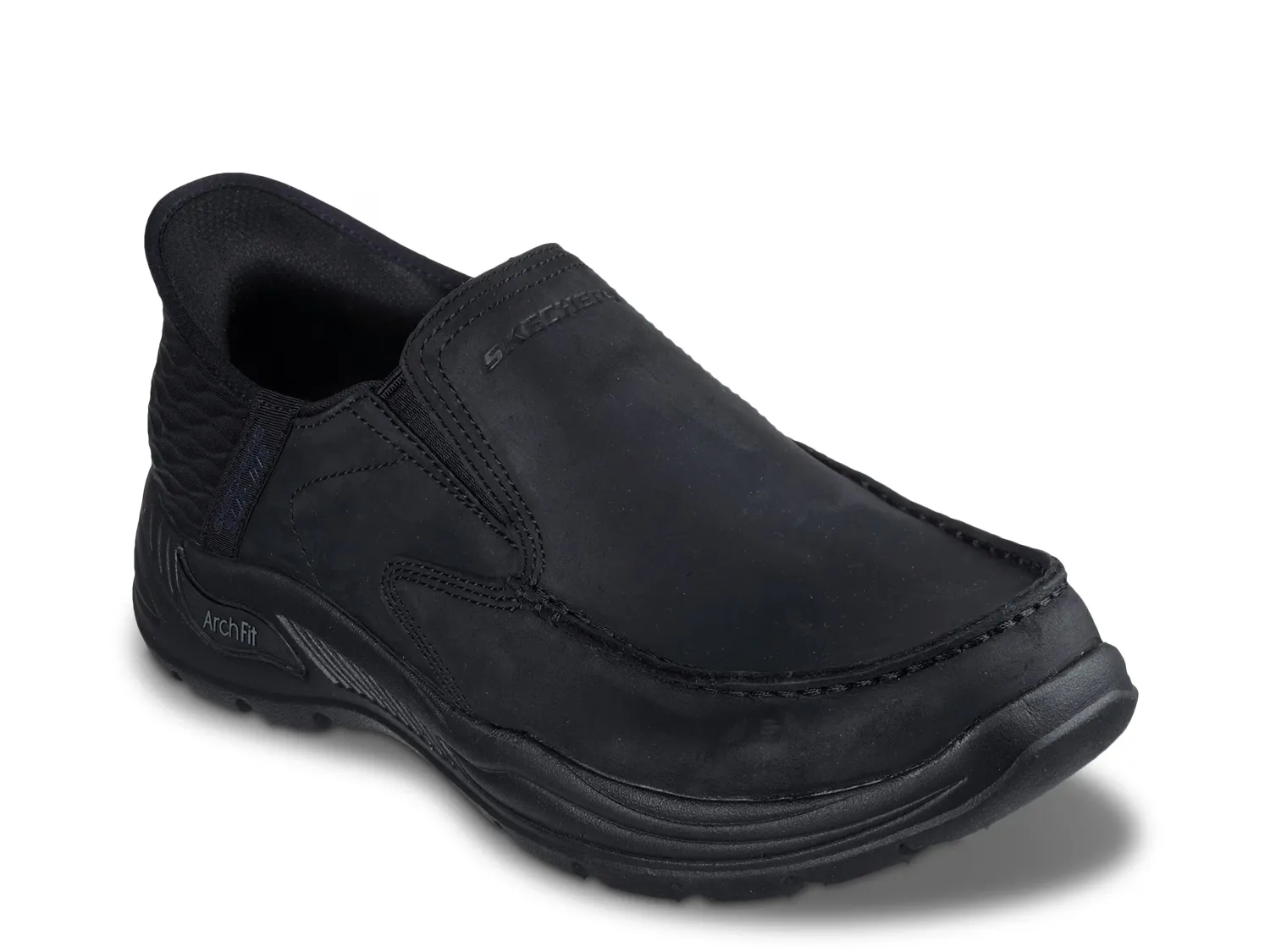 

Слипоны Hands Free Slip-in Arch Fit Motley Milo Slip-On Skechers, черный