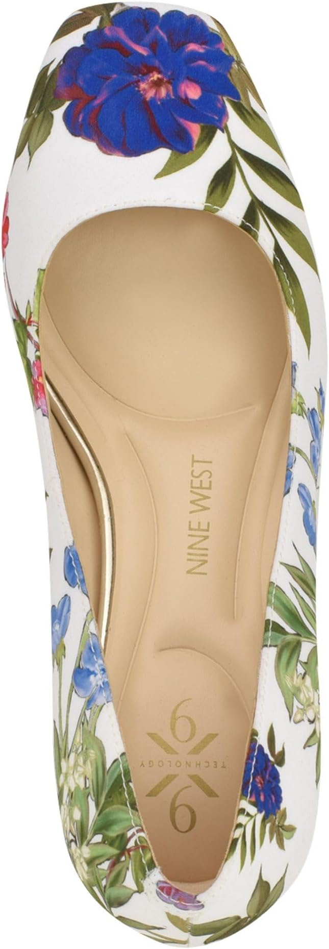 Туфли Nine West Geona 9X9, White Garden Print Multi — фото 2