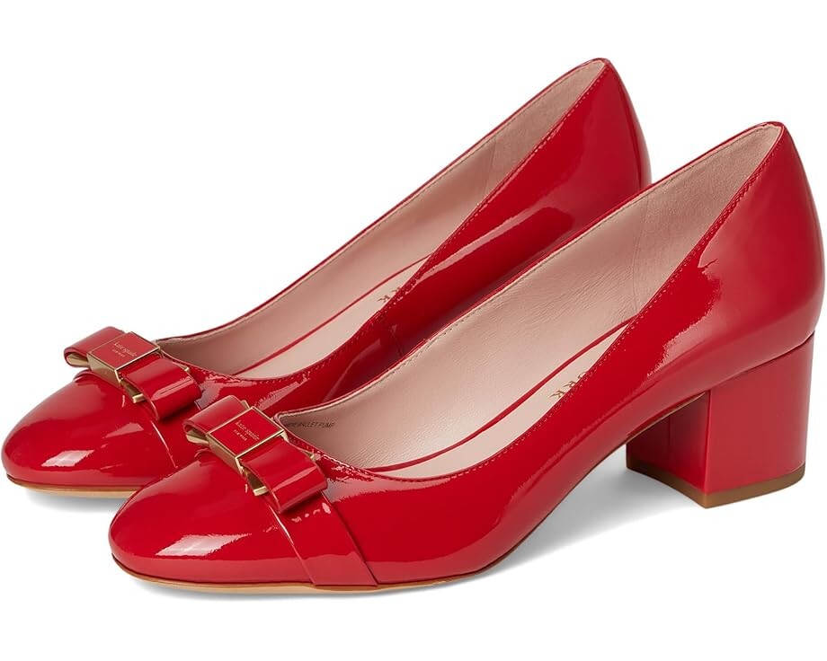 Туфли Kate Spade New York Bowdie Ballet Pumps, цвет Cherry Rouge