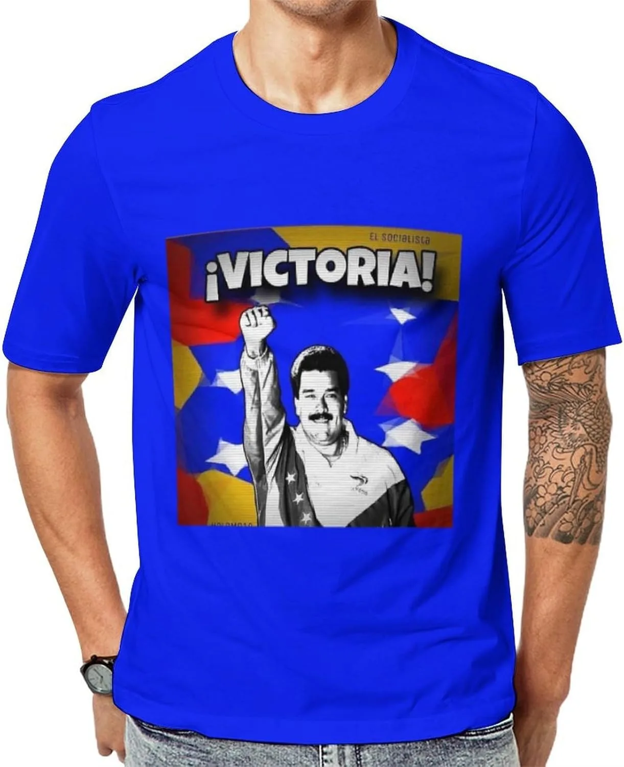 

Футболка Nicolas Maduro мужская с коротким рукавом Wzsxbfsn