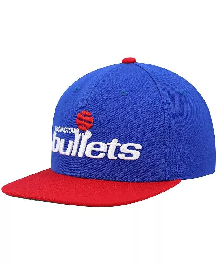 

Мужская сине-красная кепка Washington Bullets Hardwood Classics Team Two-Tone 2.0 Snapback Mitchell & Ness