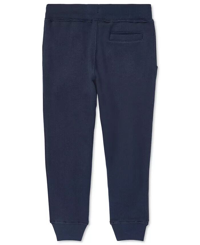 Джоггеры из хлопкового флиса для малышей и маленьких мальчиков Polo Ralph Lauren, синий — фото 2