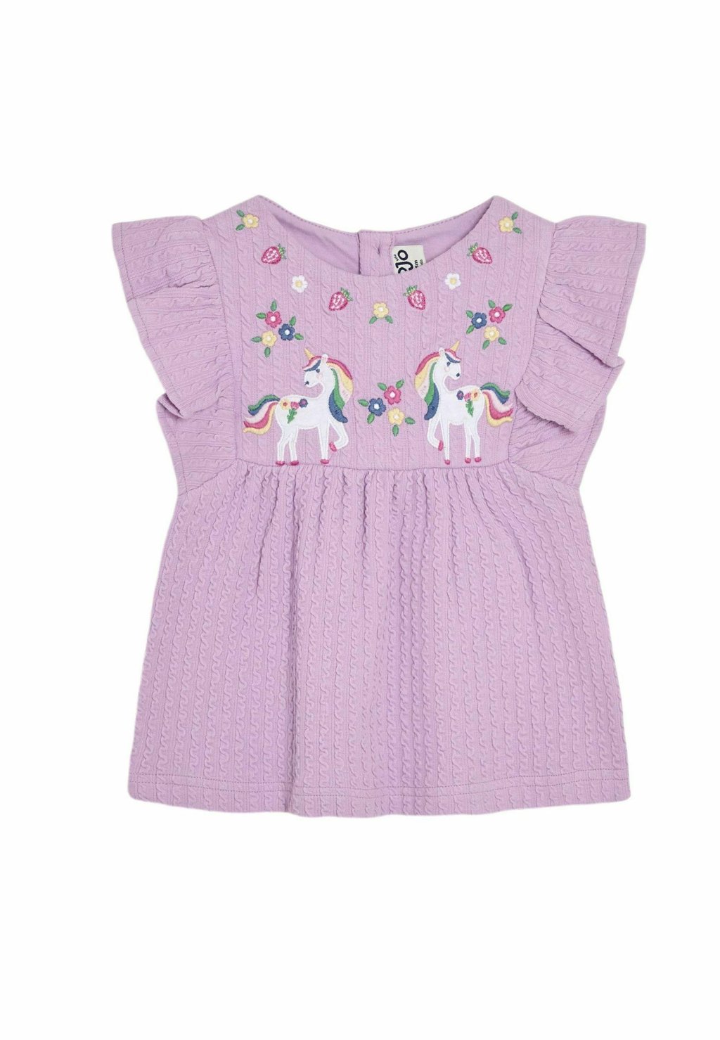 

Футболка с принтом JoJo Maman Bébé, цвет Lilac Purple Unicorn