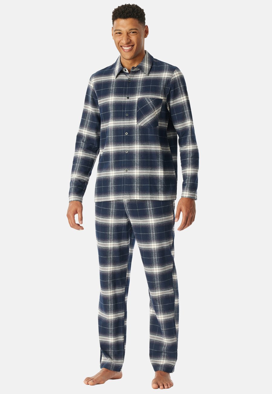 

Пижамный комплект Schiesser LANG SET, Nachtblau/Dark Blue