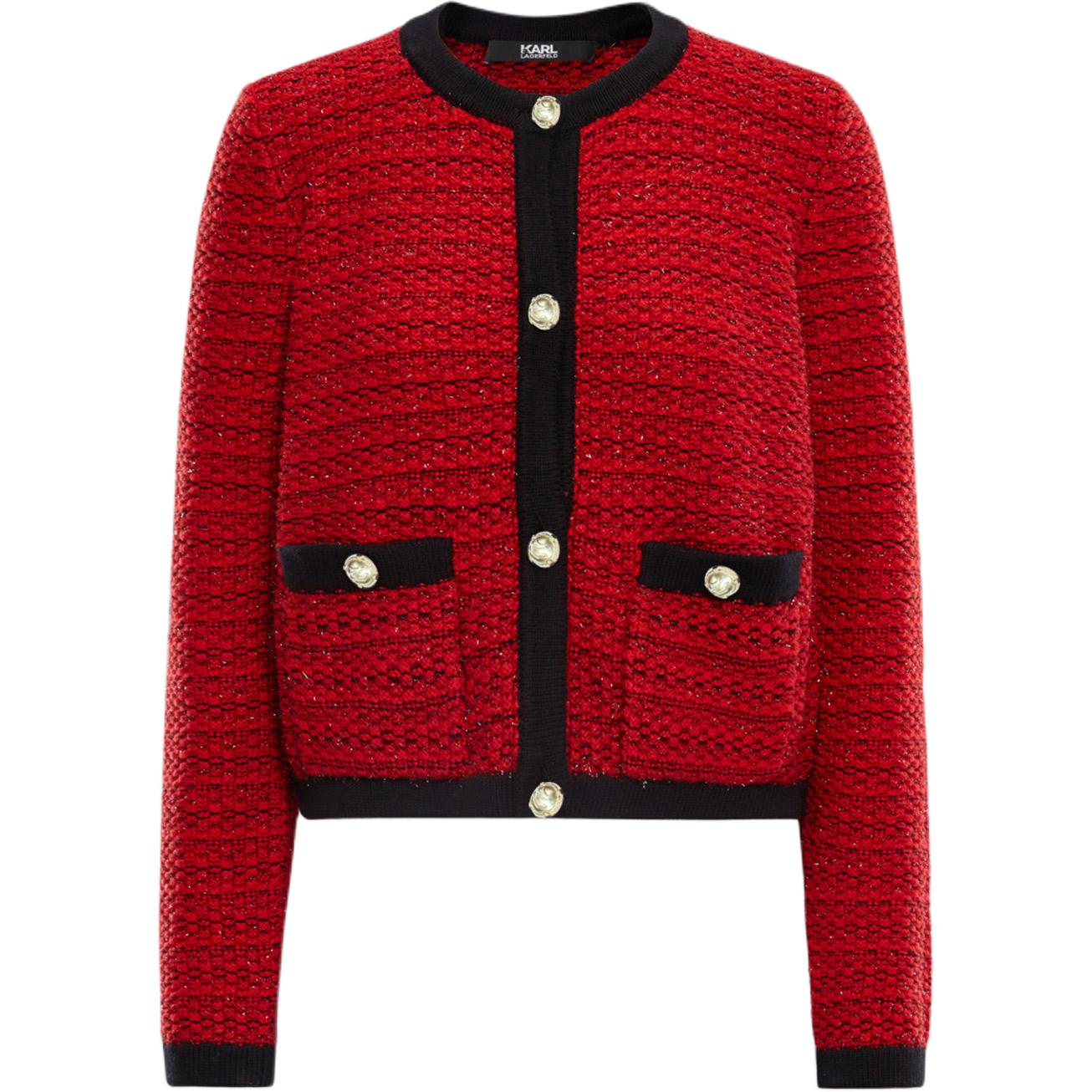 

KARL LAGERFELD Вязаный свитер женский красный KARL LAGERFELD / Karl Lagerfeld Jeans