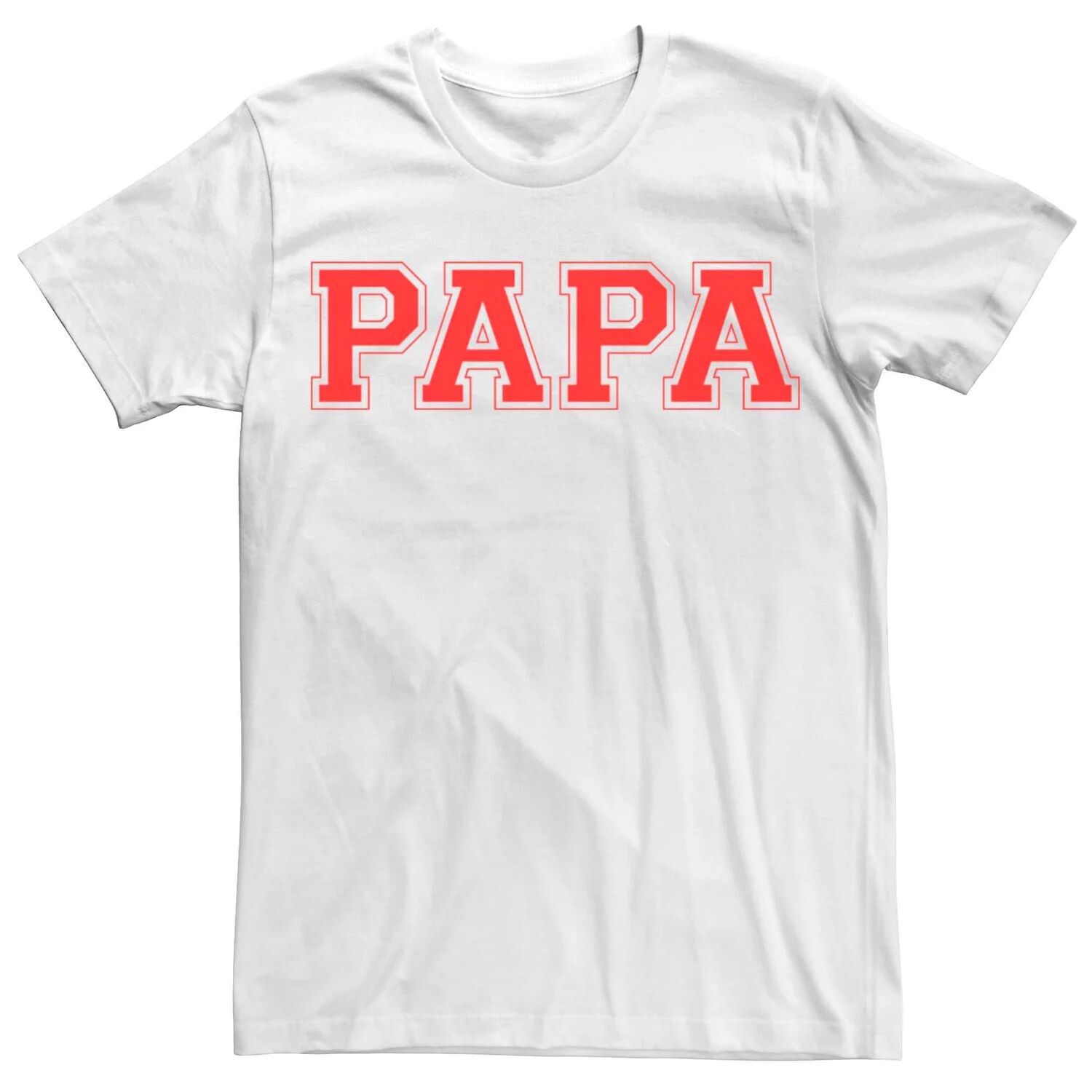 

Мужская футболка Papa Bold Red с рисунком букв Licensed Character