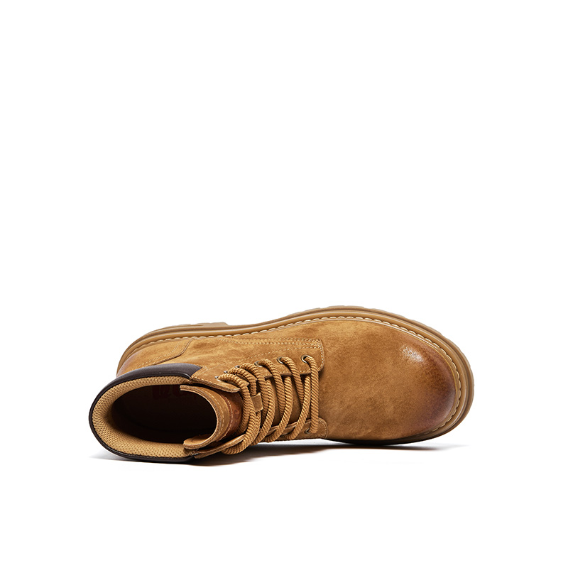 Lee Cooper Короткие мартинсы 4,3 см мужские хаки зелёные, цвет Khaki Green — фото 4