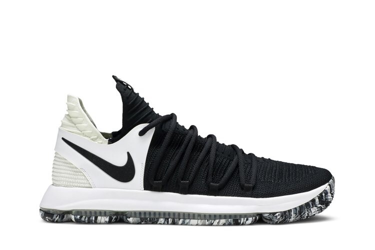 

Кроссовки Nike KD 10 'Black White', черный