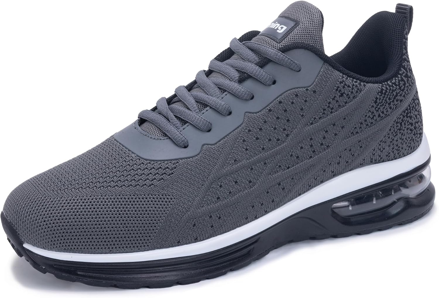 

Мужские кроссовки для бега, тенниса, прогулок и спорта, слипоны, спортивные кроссовки для тренажерного зала, джоггинга и тренировок, размеры США 7-13 Dnoekw, темно-серый