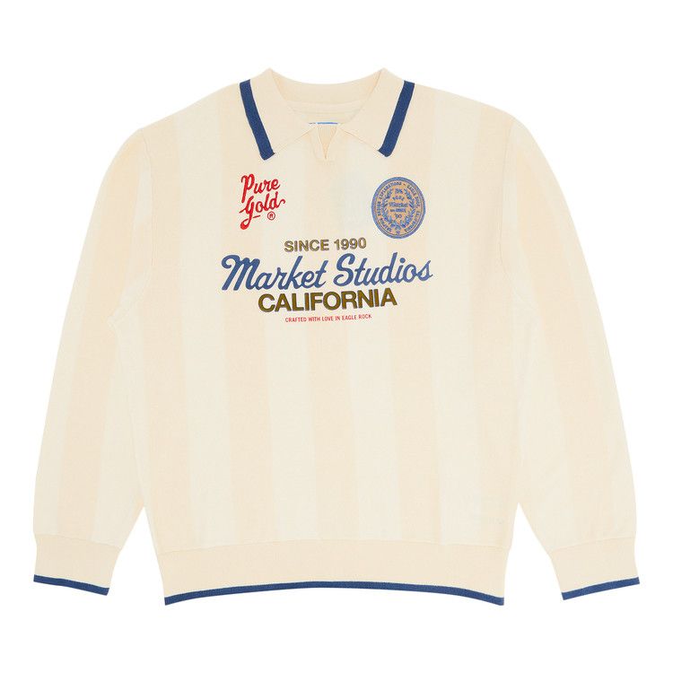 

Свитер Market Pure Gold Collared Sweater, Butter Cream