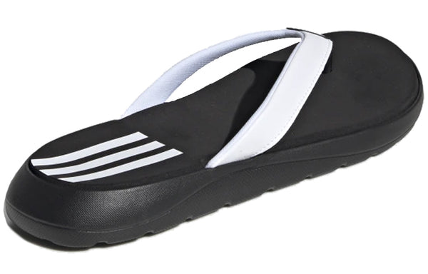 Тапочки comfort flip flop 'core black' Adidas, черный — фото 3