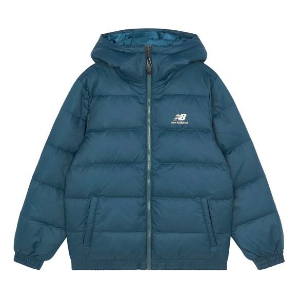 

Куртка logo casual down jacket 'teal' New Balance, мультиколор