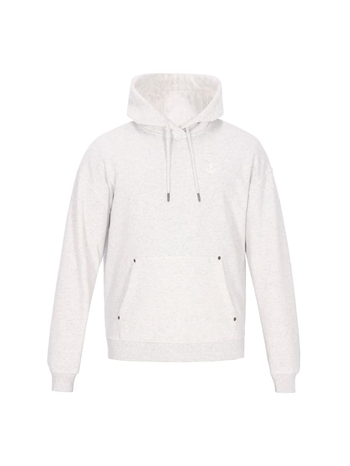 

DreiMaster Мужская толстовка с капюшоном, меланжевого цвета (светло-бежевый)