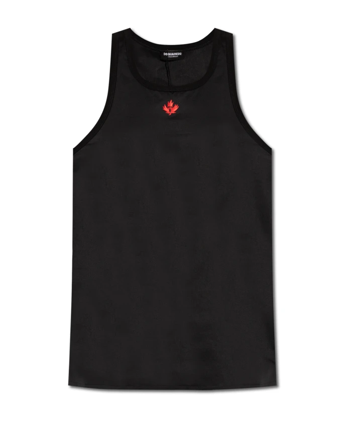 

Топ без рукавов из коллекции нижнего белья Dsquared2, черный