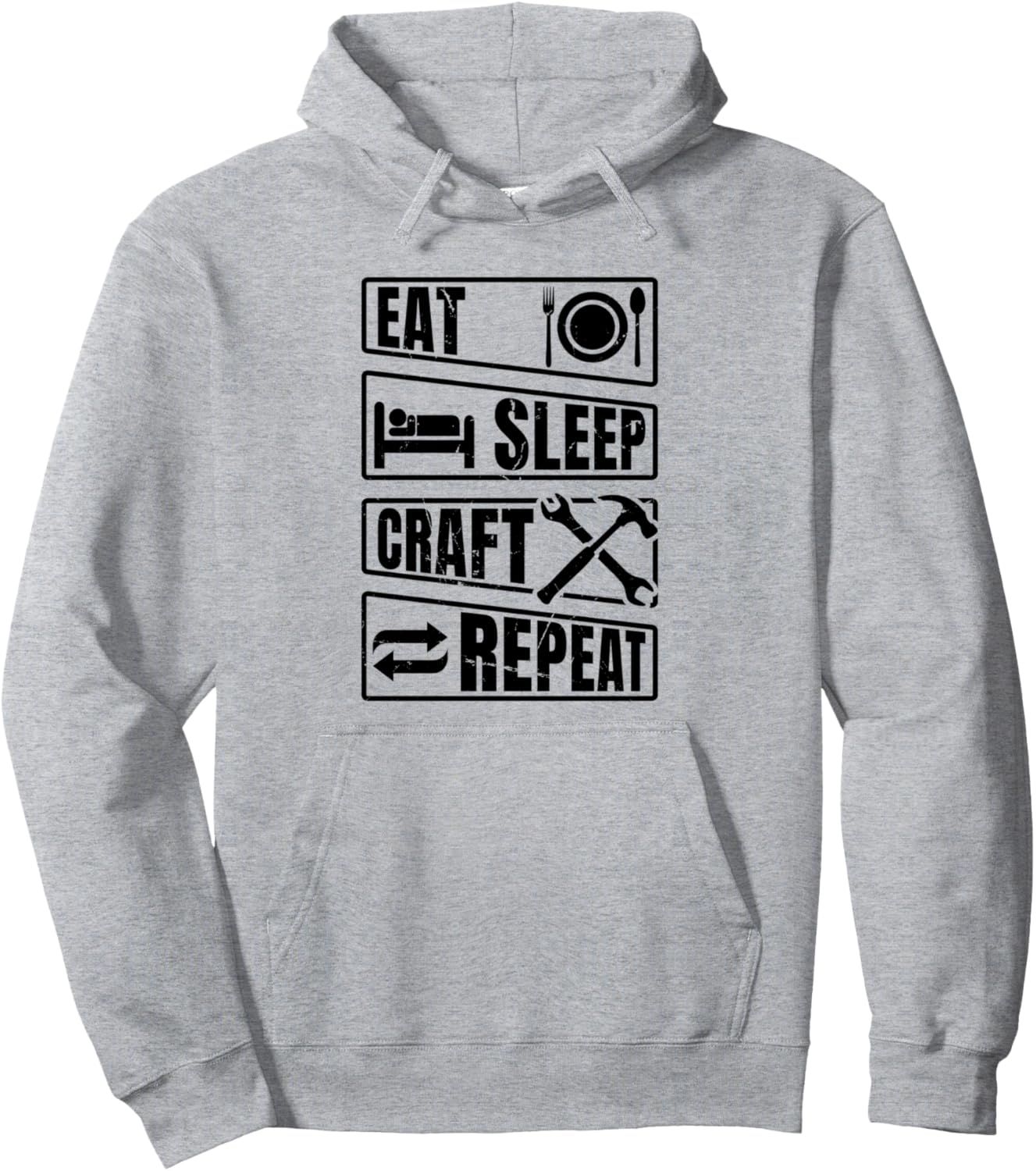 

Толстовка Eat Sleep Craft Repeat Work Craft Worker Tool Handyman Hoodie, серая Craftsman Gift Idea Handyman Crafting Worker Tools, Серый, Толстовка Eat Sleep Craft Repeat Work Craft Worker Tool Handyman Hoodie, серая Craftsman Gift Idea Handyman Crafting 