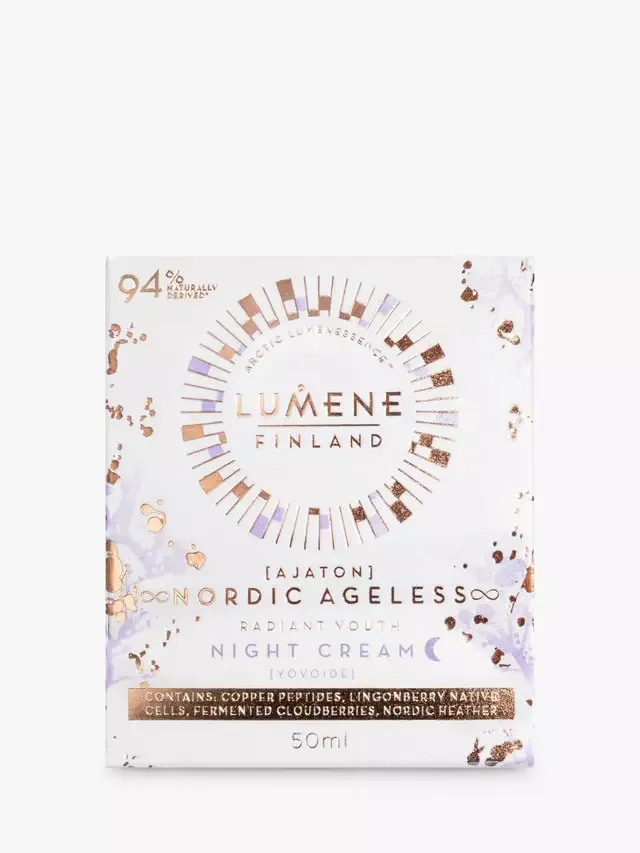 Крем для лица Lumene — Ночной Nordic Ageless Radiant Youth, 50 мл — фото 2
