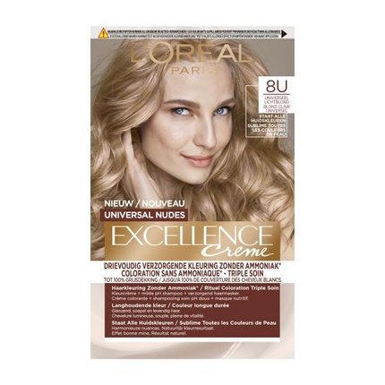 

L'Oreal Paris Excellence Creme Universal Nudes 8u Светло-русый цвет волос L'Oréal
