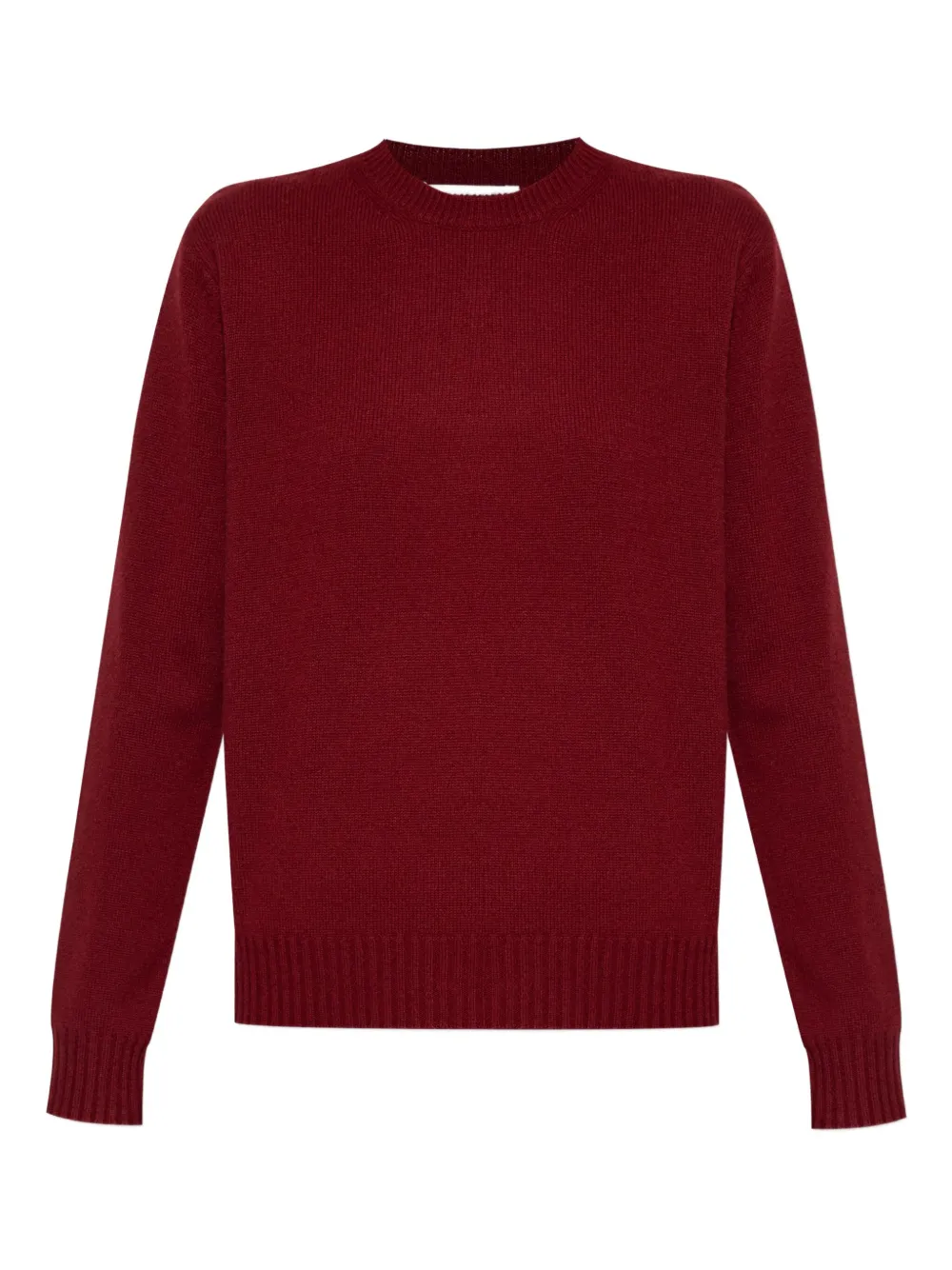 

Кашемировый свитер с круглым вырезом MAX MARA, красный