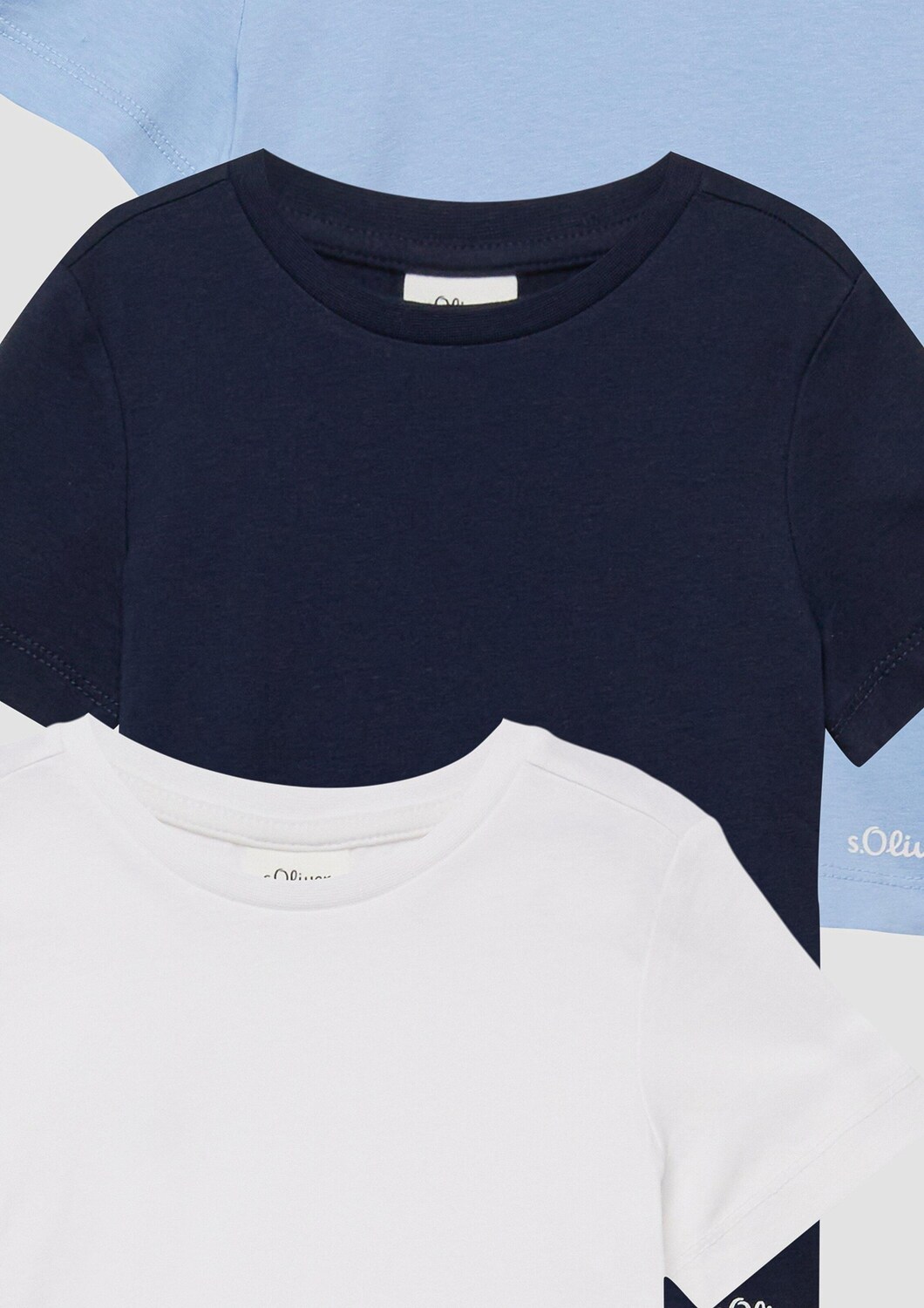 s.Oliver Junior Футболка в цветах Navy, Sky Blue, White — фото 4
