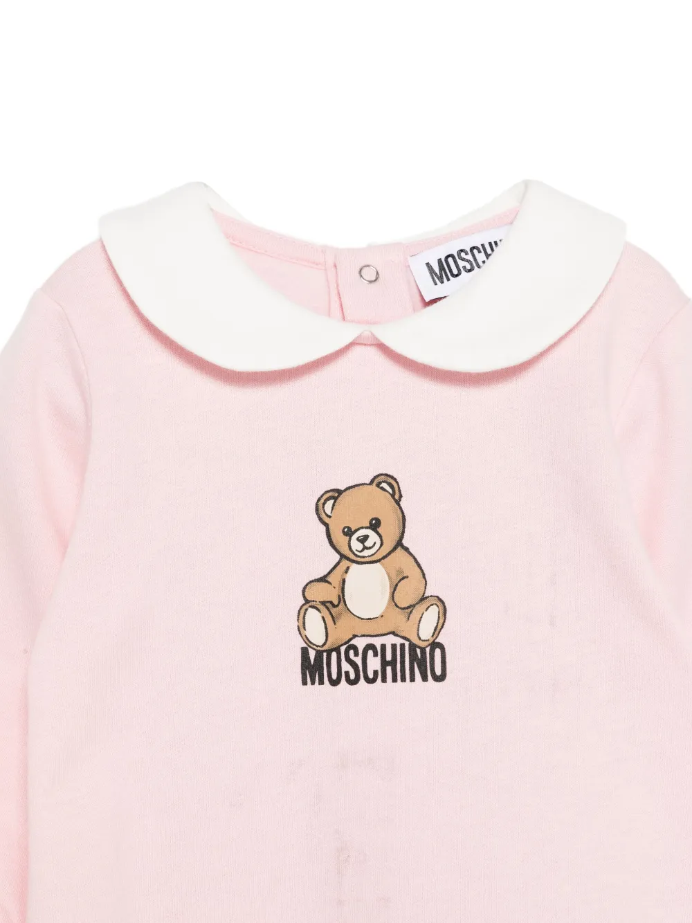 Пижама с принтом Teddy Bear Moschino Kids, розовый — фото 3