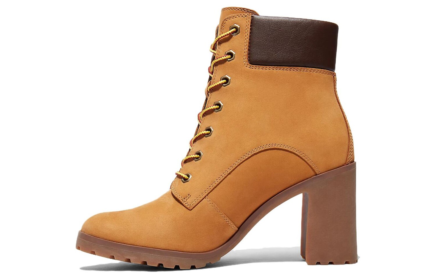 Ботинки Timberland Wmns Allington 6 Inch на каблуке, коричневый