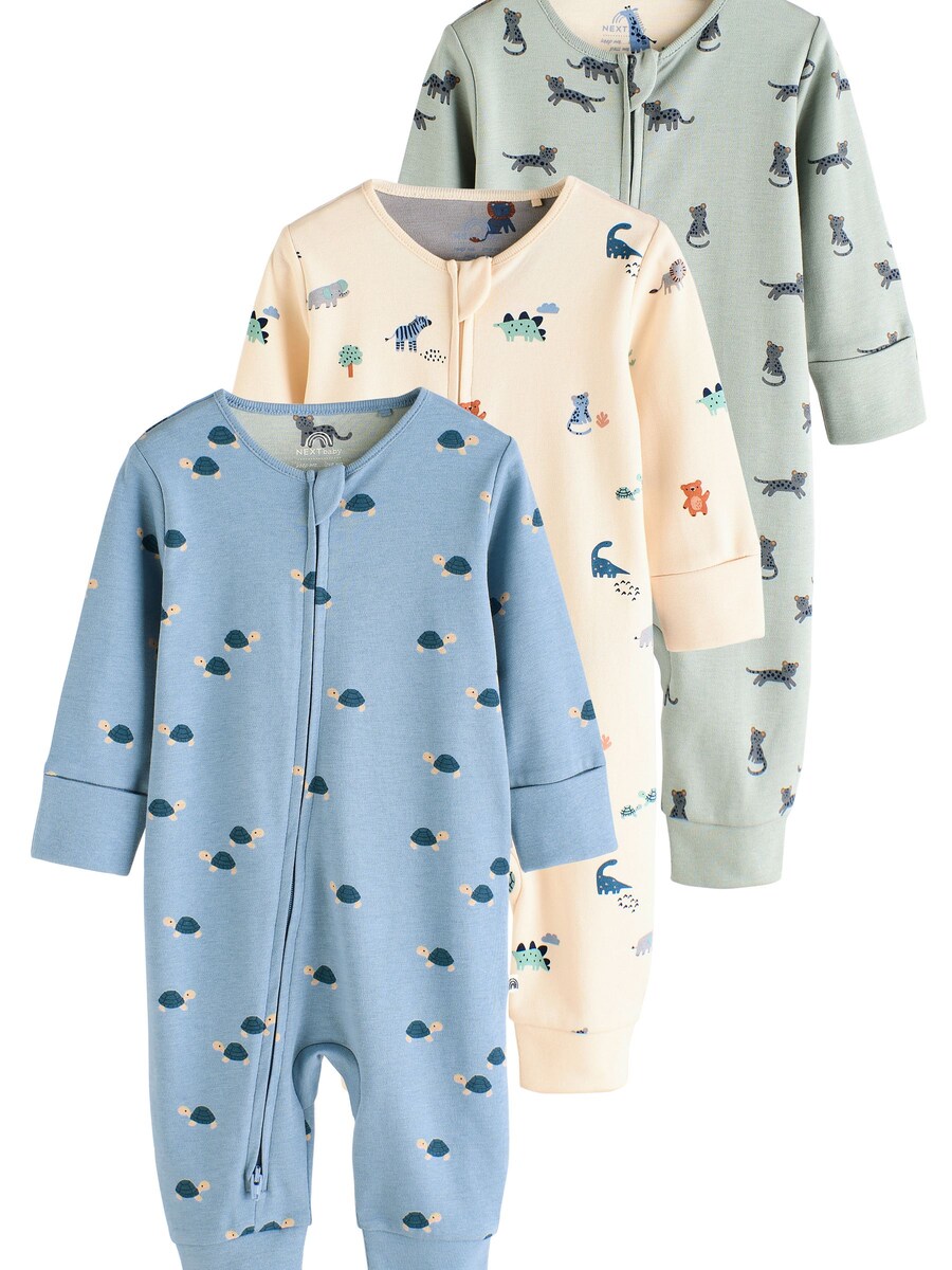 

Пижама Next, цвет Beige/Blue/Green