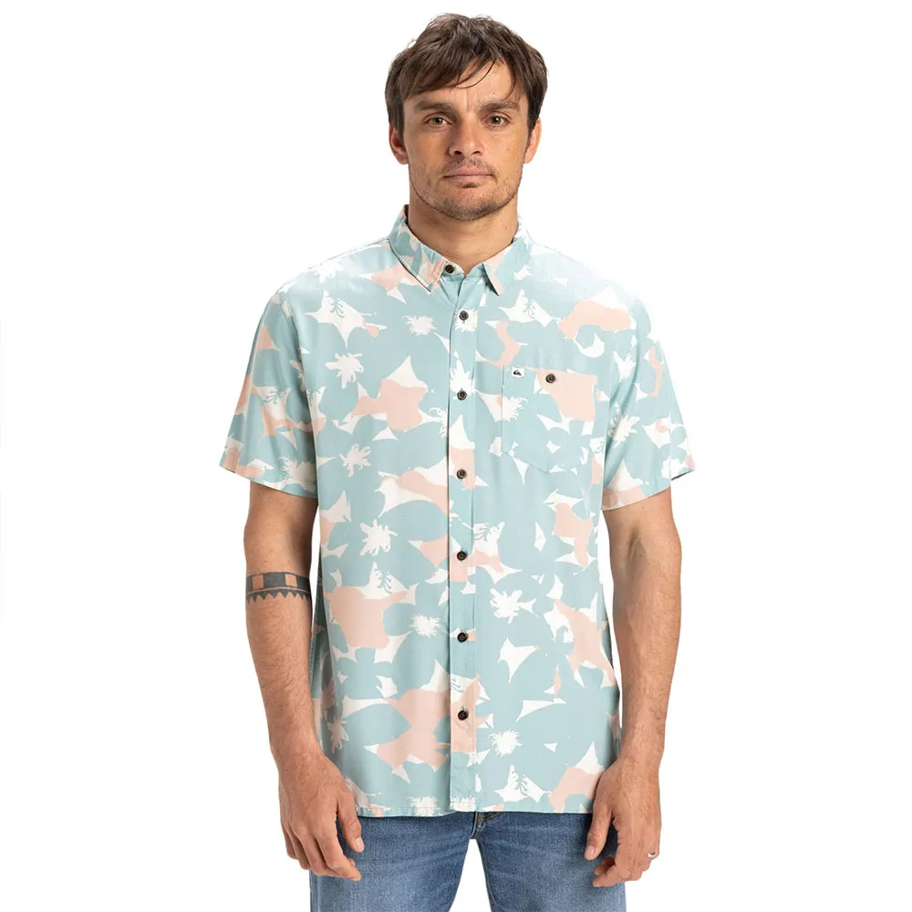 

Рубашка с коротким рукавом Quiksilver Safe Paradise, синий