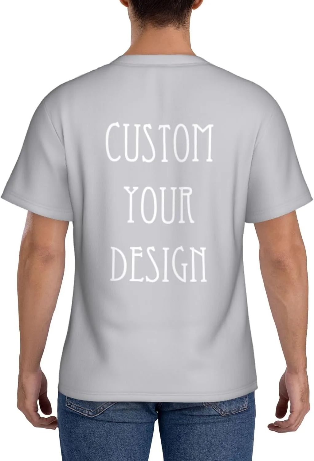 Футболка Custom T Shirts 4-Side Printable с логотипом — фото 2