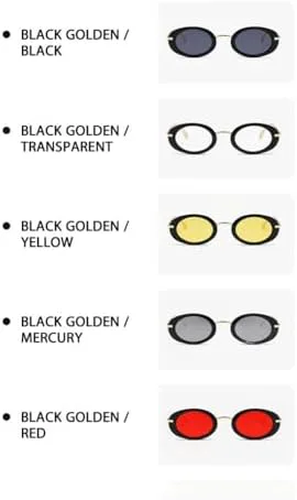 

Солнцезащитные очки в маленькой овальной оправе 2026 года для мужчин и женщин, модные ретро-очки в стиле панк, винтажные очки с линзами в морском стиле MTZJH, C5