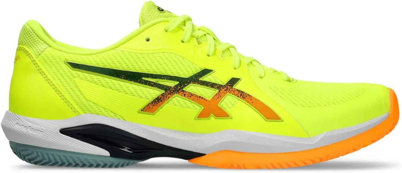 Мужские кроссовки для падела ASICS Solution Swift FF 2, Safety Yellow Stadium Orange