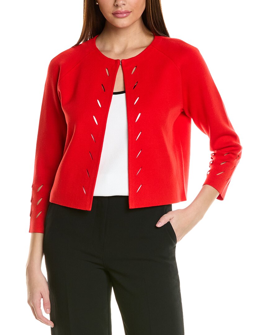 

Куртка St. John Double Knit, красный
