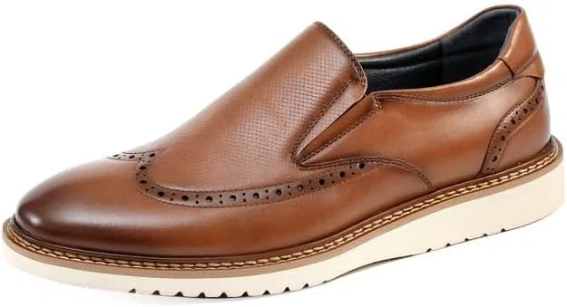 Лоферы мужские, Amali Tucker, модель Double-Monkstrap, Cognac