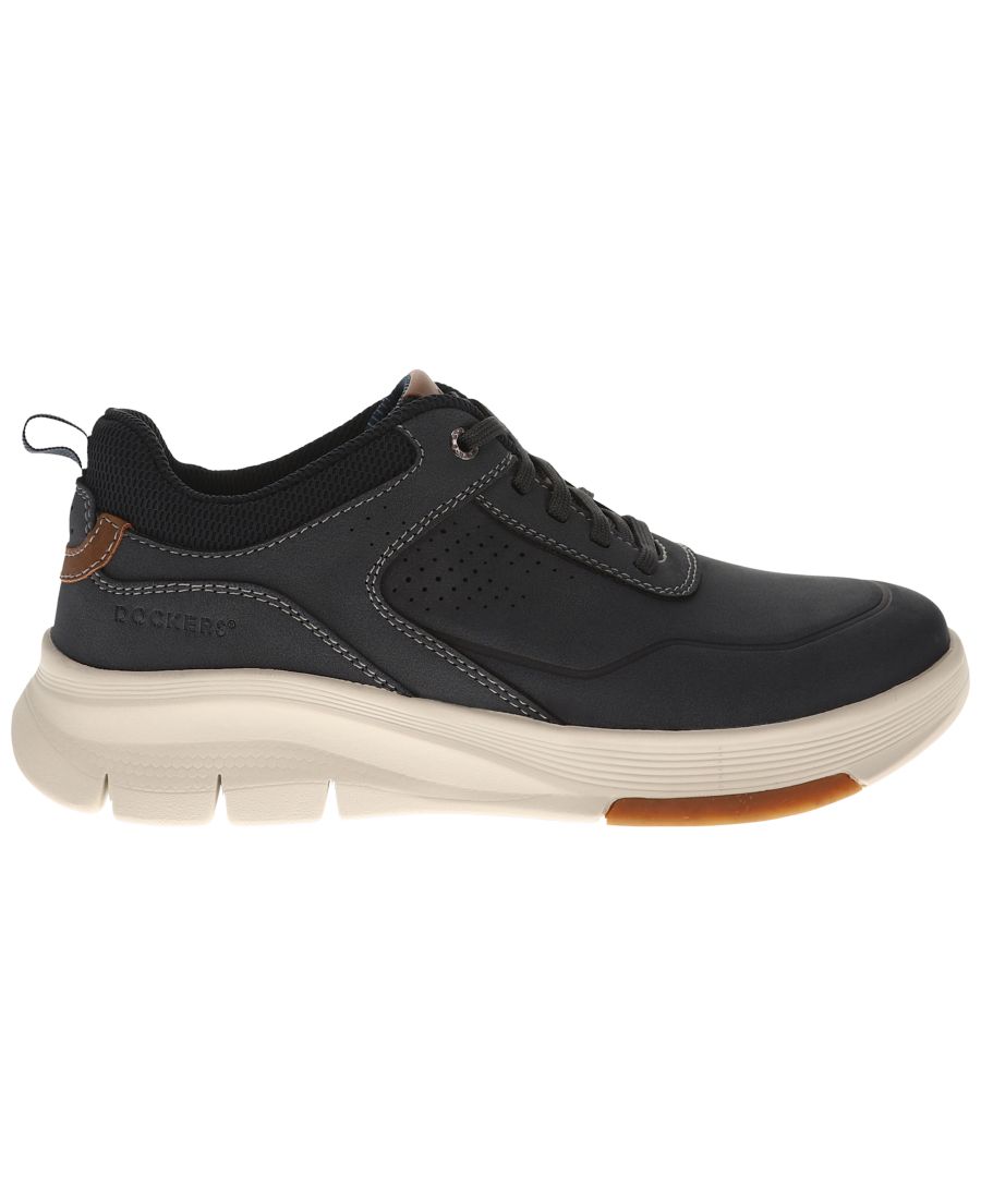 Мужские повседневные кроссовки Pivot Active Rebound на шнуровке Dockers, Navy/Tan — фото 2