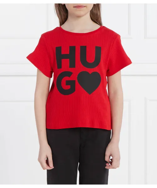 

Футболка Regular fit Hugo Kids, красный