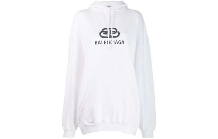 

Толстовка женская Balenciaga с карманом, белый